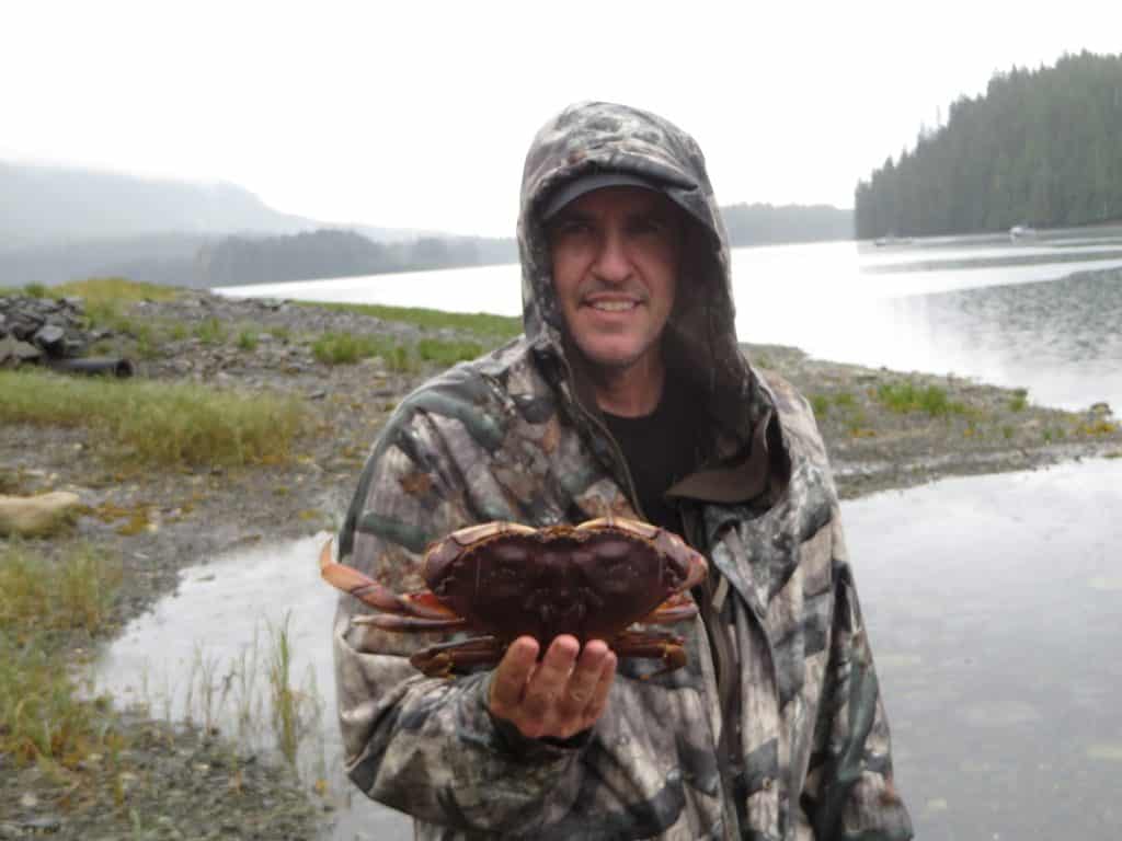 COOKING Fresh Caught CRAB While Halibut Fishing 